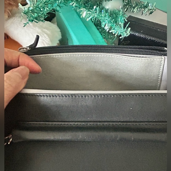 Chanel Camellia Embossed Wallet on Chain WOC Black - Picture 9 of 11